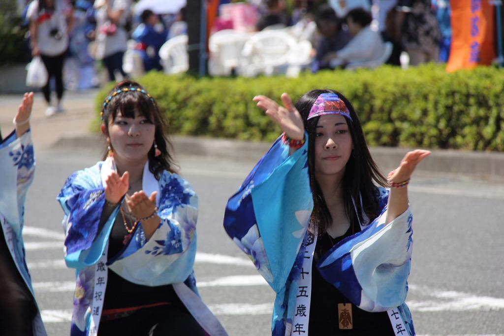 奥州前沢よさこいFesta11中編（奥州前沢よさこいフェスタ2015) 2015/07/12