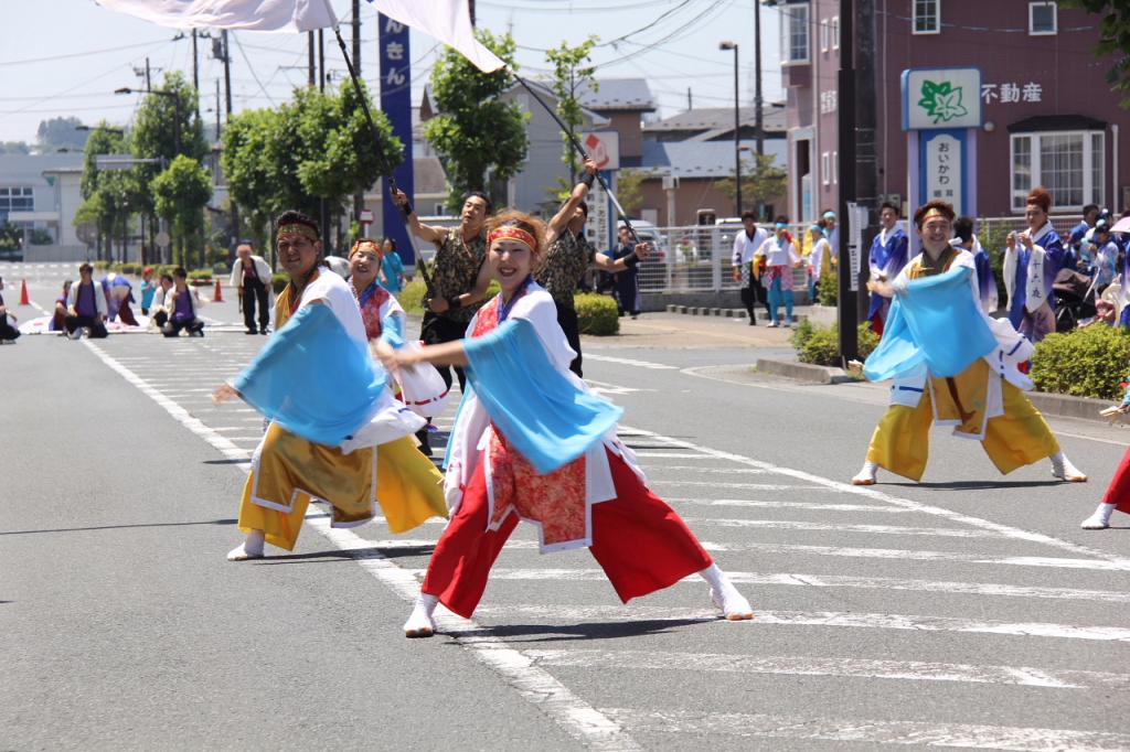 奥州前沢よさこいFesta11中編（奥州前沢よさこいフェスタ2015) 2015/07/12
