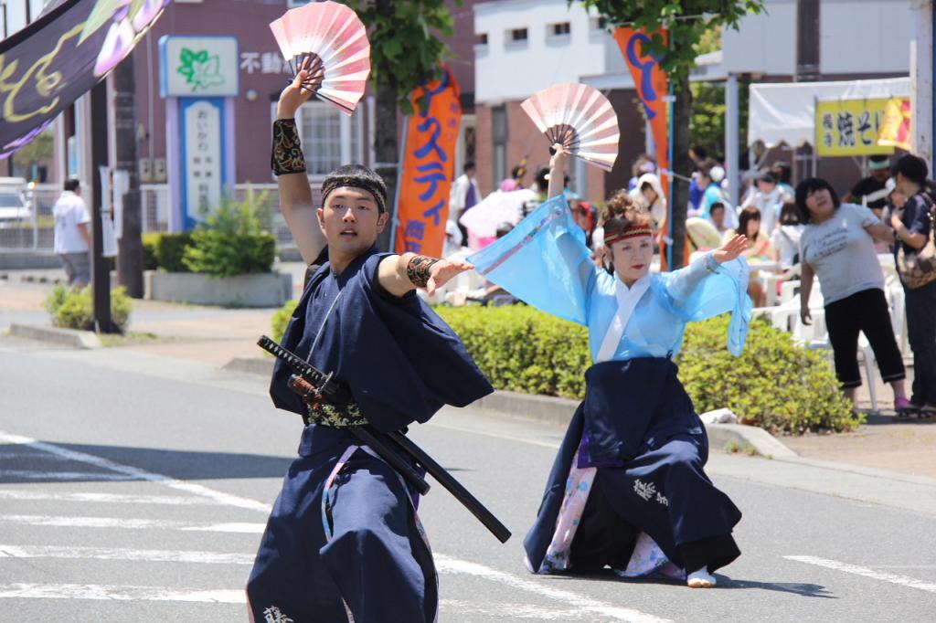 奥州前沢よさこいFesta11中編（奥州前沢よさこいフェスタ2015) 2015/07/12