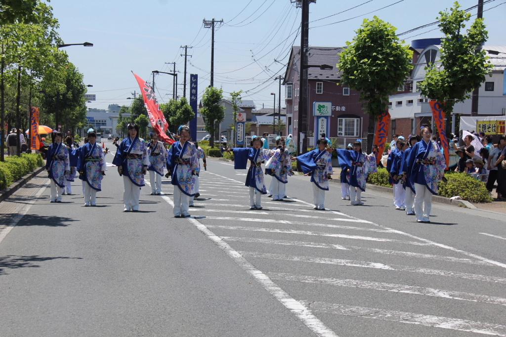 奥州前沢よさこいFesta11中編（奥州前沢よさこいフェスタ2015) 2015/07/12