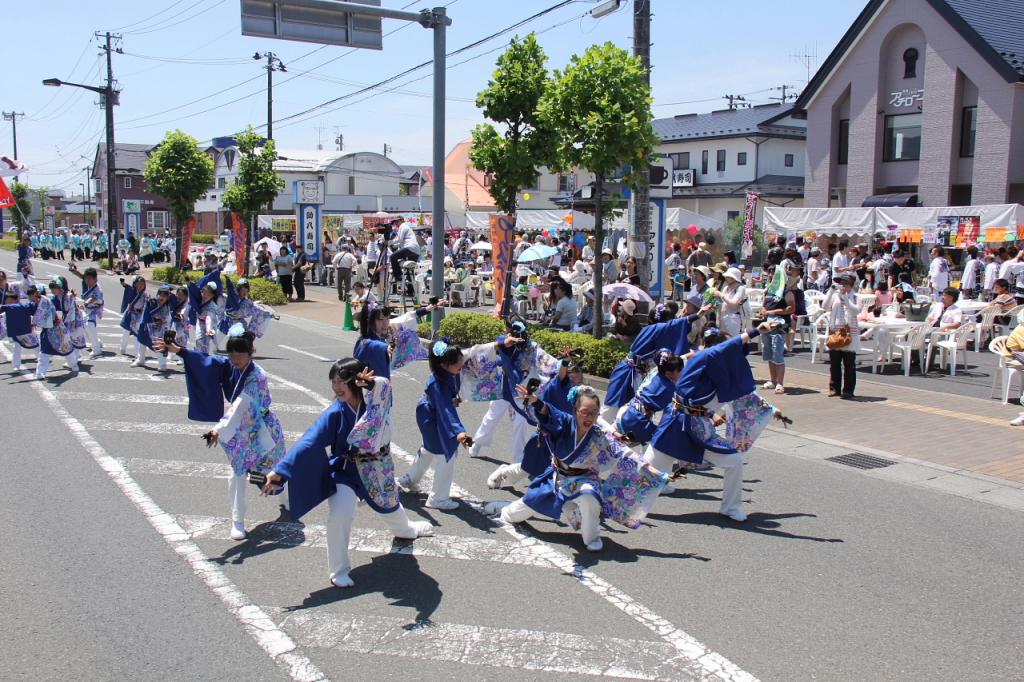 奥州前沢よさこいFesta11中編（奥州前沢よさこいフェスタ2015) 2015/07/12