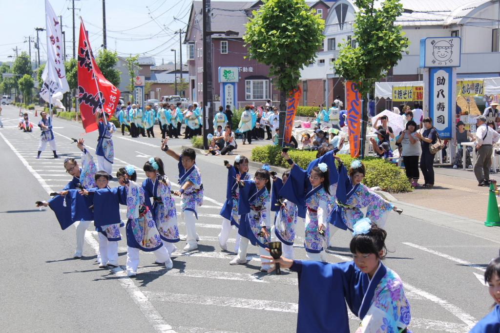 奥州前沢よさこいFesta11中編（奥州前沢よさこいフェスタ2015) 2015/07/12