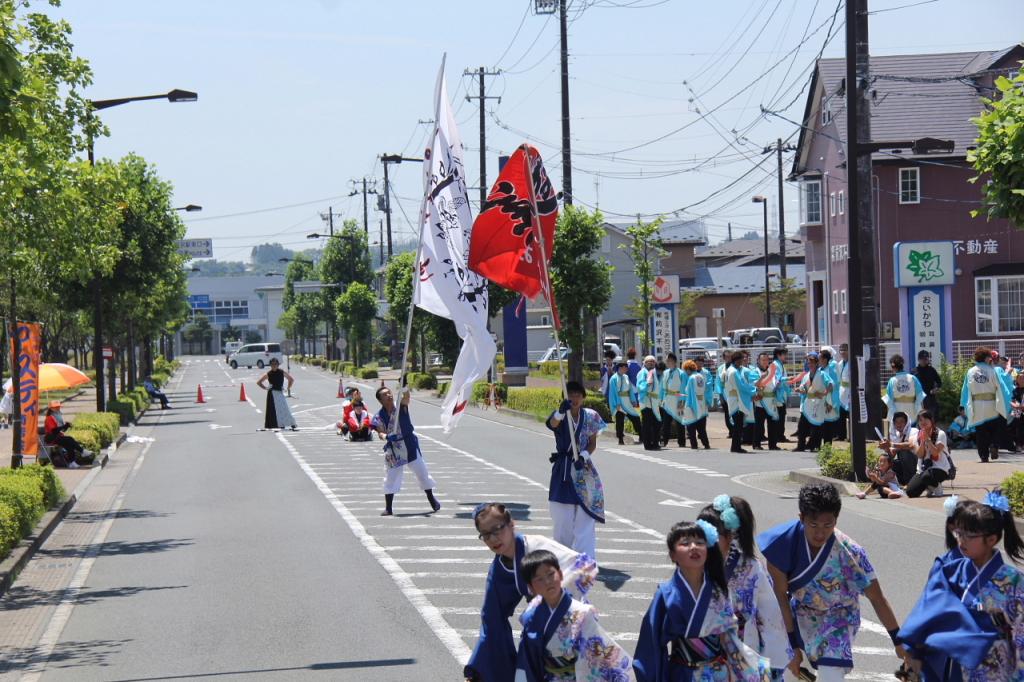 奥州前沢よさこいFesta11中編（奥州前沢よさこいフェスタ2015) 2015/07/12