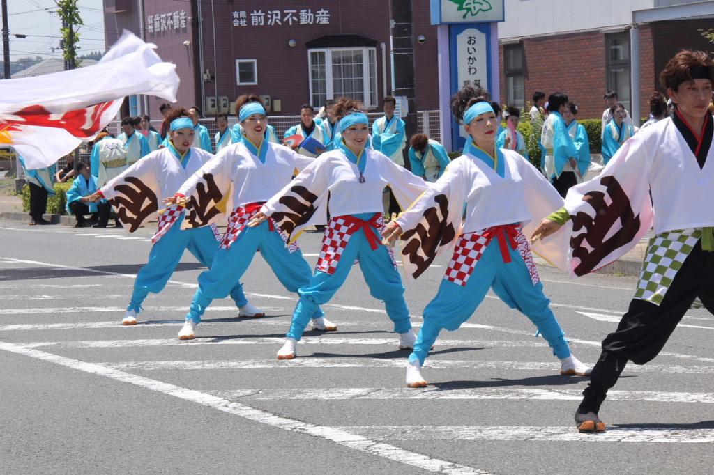 奥州前沢よさこいFesta11中編（奥州前沢よさこいフェスタ2015) 2015/07/12