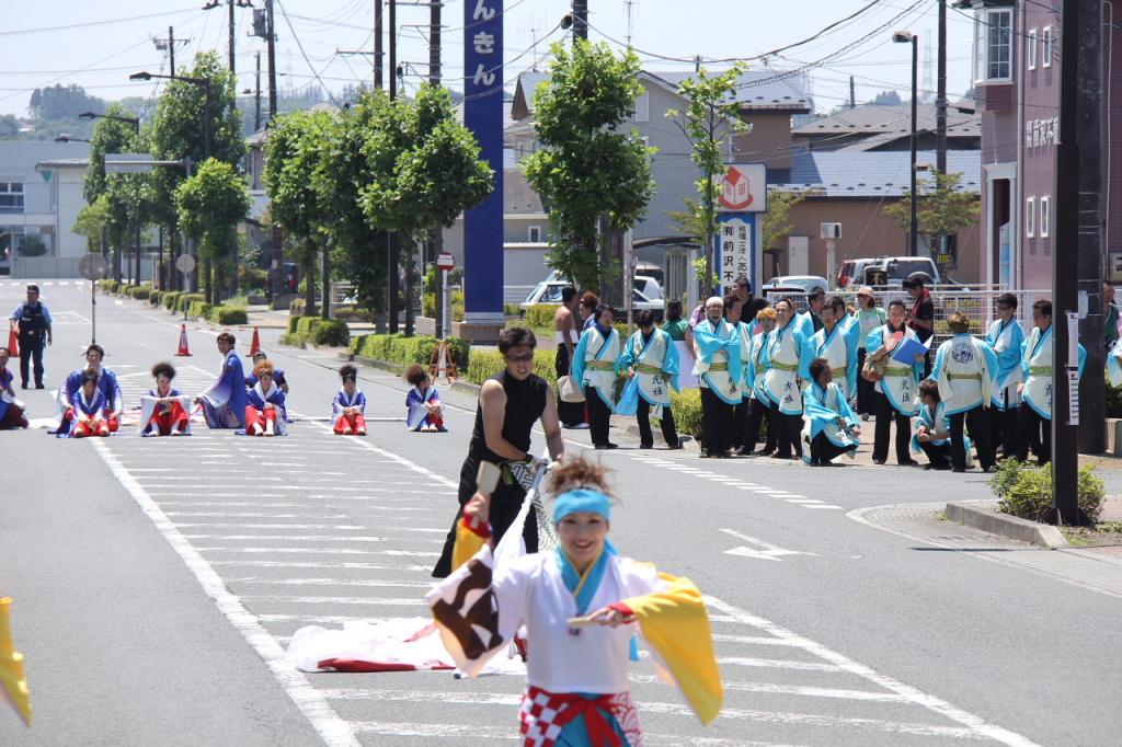 奥州前沢よさこいFesta11中編（奥州前沢よさこいフェスタ2015) 2015/07/12