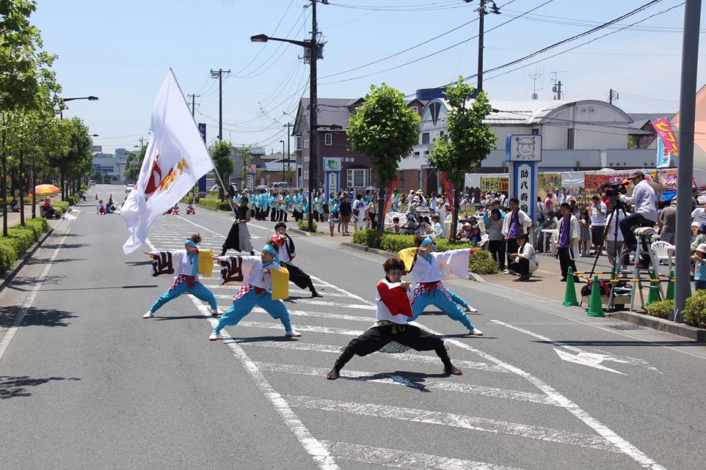 奥州前沢よさこいFesta11中編（奥州前沢よさこいフェスタ2015) 2015/07/12