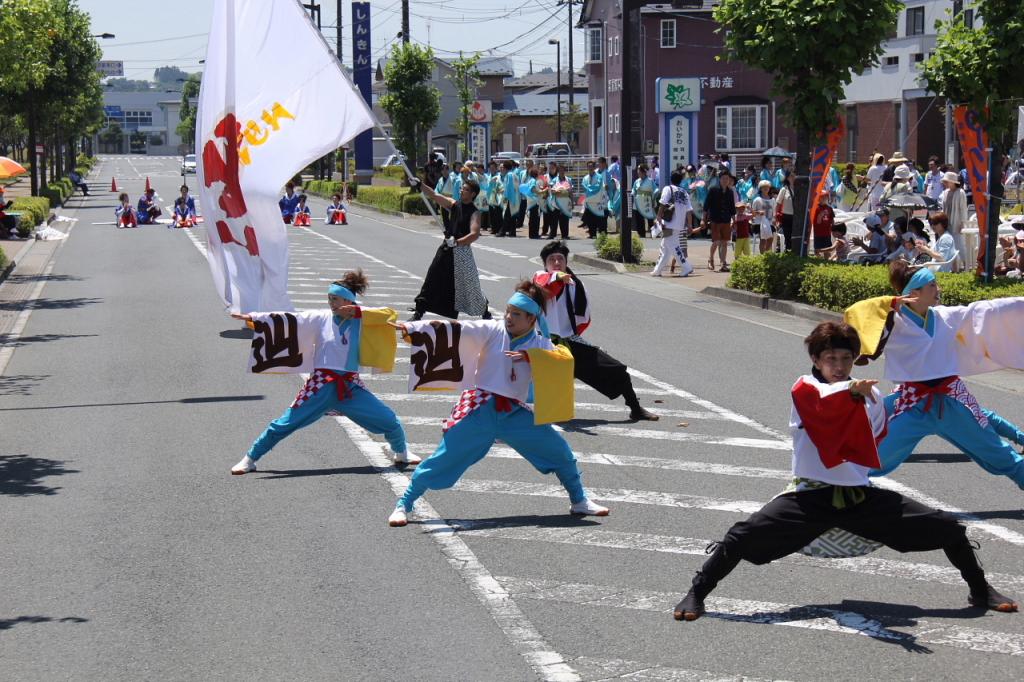 奥州前沢よさこいFesta11中編（奥州前沢よさこいフェスタ2015) 2015/07/12