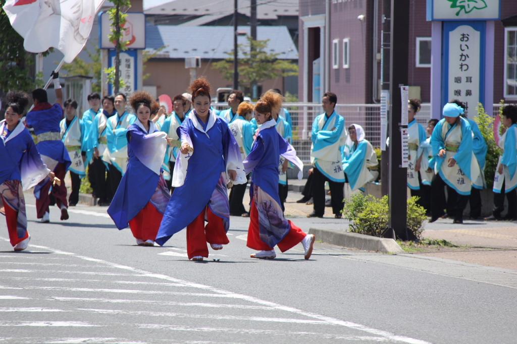 奥州前沢よさこいFesta11中編（奥州前沢よさこいフェスタ2015) 2015/07/12
