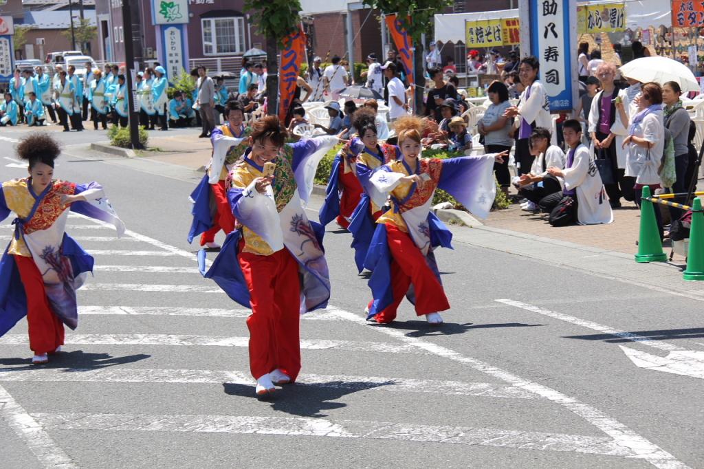 奥州前沢よさこいFesta11中編（奥州前沢よさこいフェスタ2015) 2015/07/12
