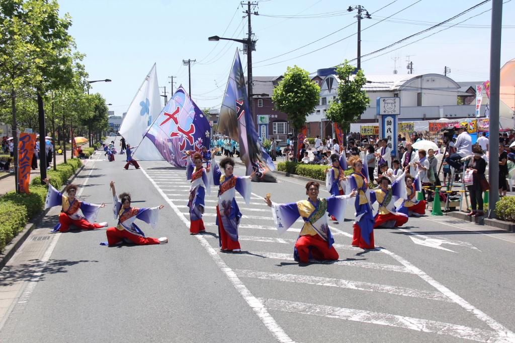 奥州前沢よさこいFesta11中編（奥州前沢よさこいフェスタ2015) 2015/07/12