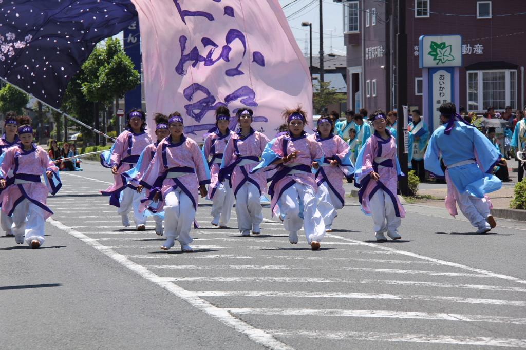奥州前沢よさこいFesta11中編（奥州前沢よさこいフェスタ2015) 2015/07/12