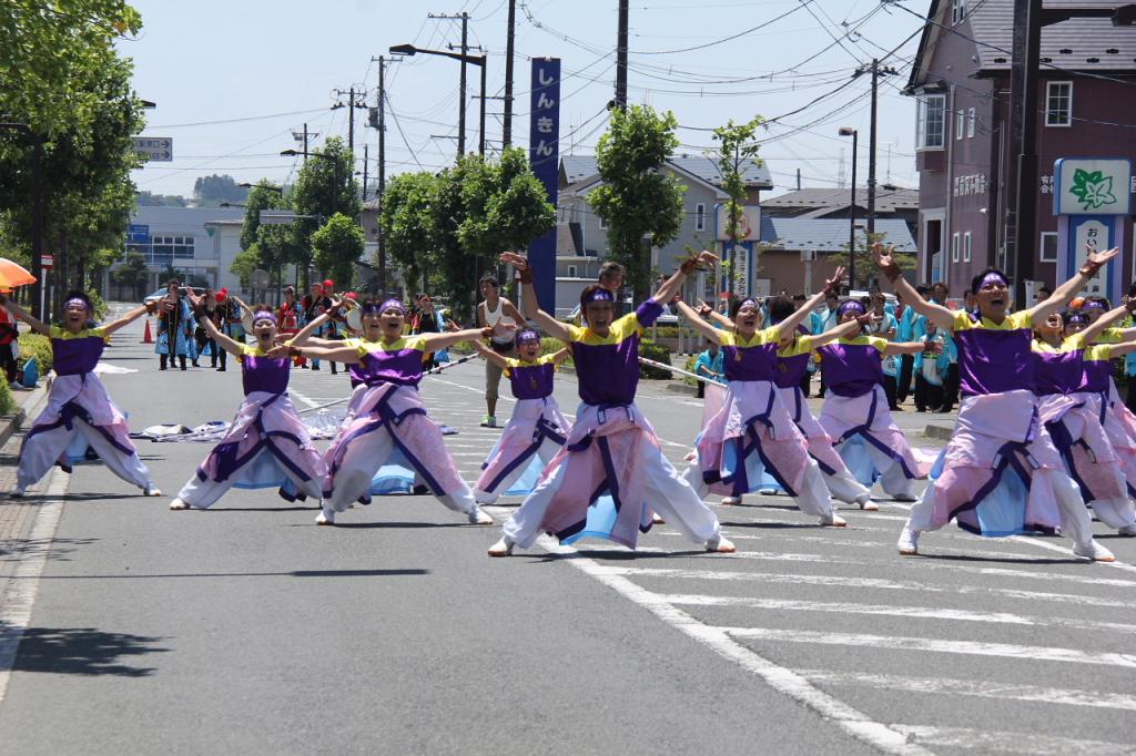 奥州前沢よさこいFesta11中編（奥州前沢よさこいフェスタ2015) 2015/07/12