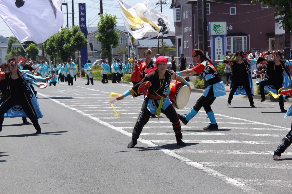 奥州前沢よさこいFesta11中編（奥州前沢よさこいフェスタ2015) 2015/07/12