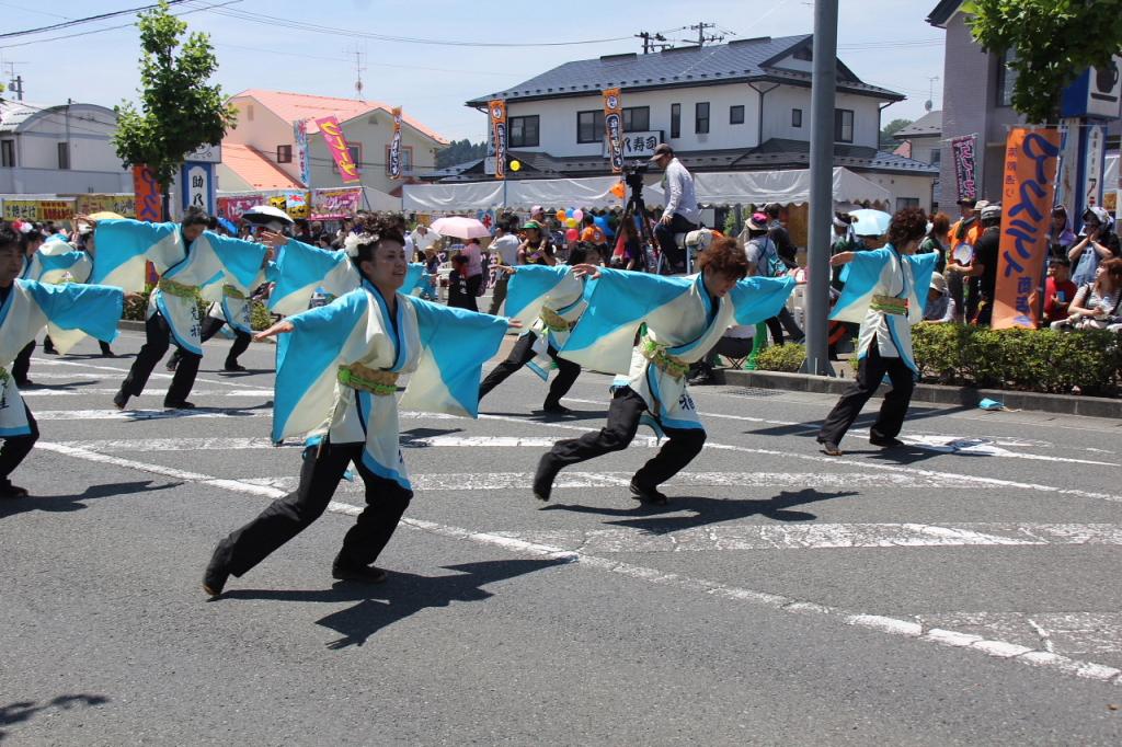 奥州前沢よさこいFesta11中編（奥州前沢よさこいフェスタ2015) 2015/07/12
