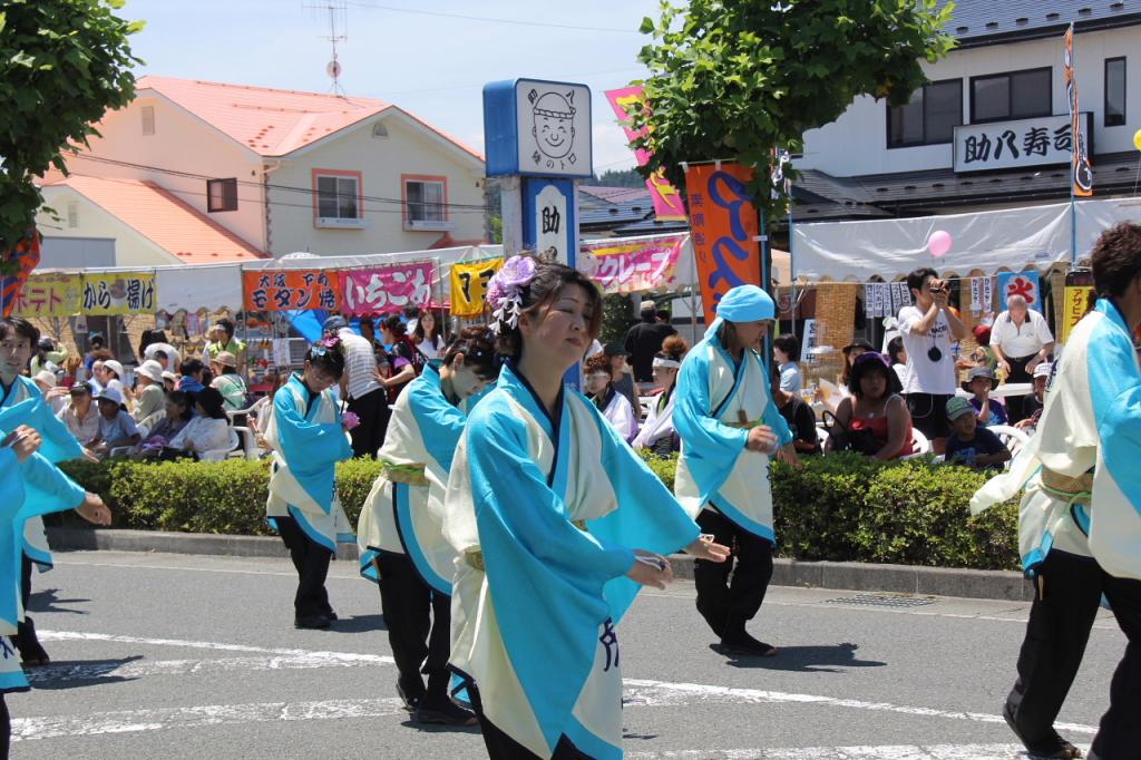 奥州前沢よさこいFesta11中編（奥州前沢よさこいフェスタ2015) 2015/07/12