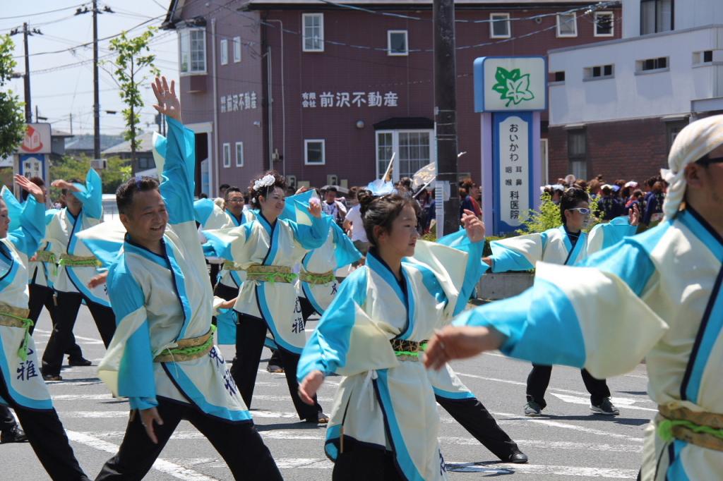 奥州前沢よさこいFesta11中編（奥州前沢よさこいフェスタ2015) 2015/07/12