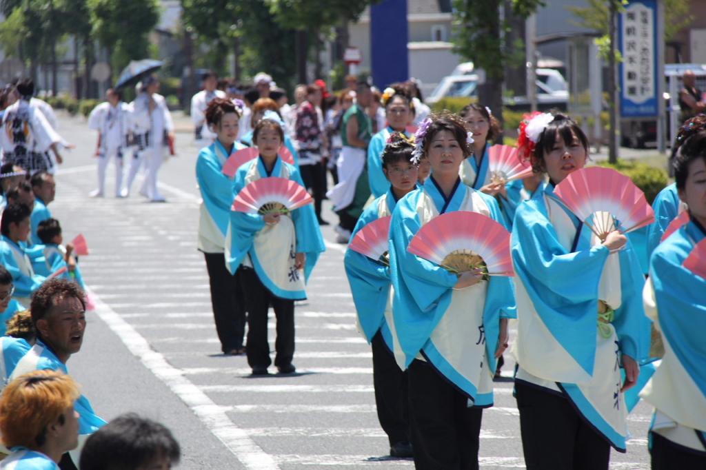 奥州前沢よさこいFesta11中編（奥州前沢よさこいフェスタ2015) 2015/07/12