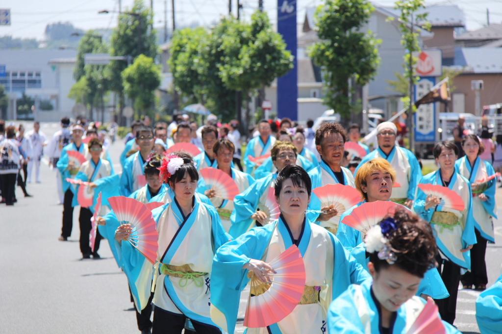 奥州前沢よさこいFesta11中編（奥州前沢よさこいフェスタ2015) 2015/07/12