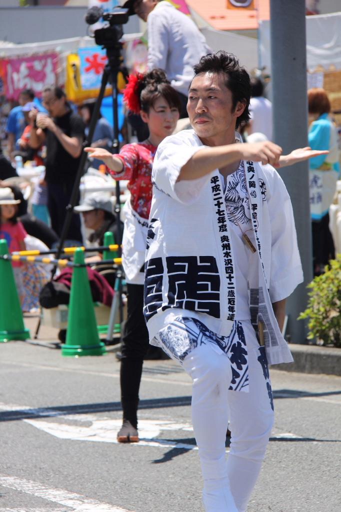 奥州前沢よさこいFesta11中編（奥州前沢よさこいフェスタ2015) 2015/07/12