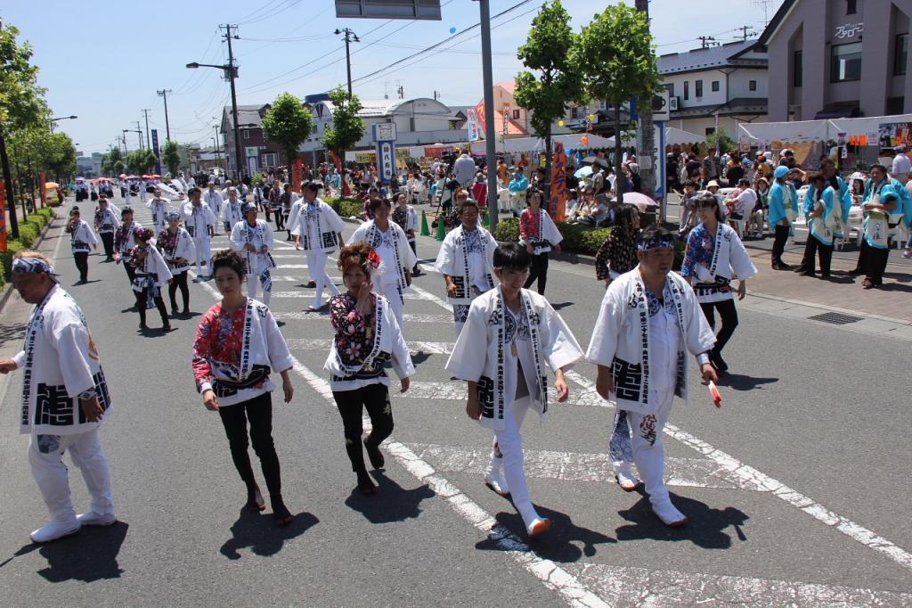 奥州前沢よさこいFesta11中編（奥州前沢よさこいフェスタ2015) 2015/07/12