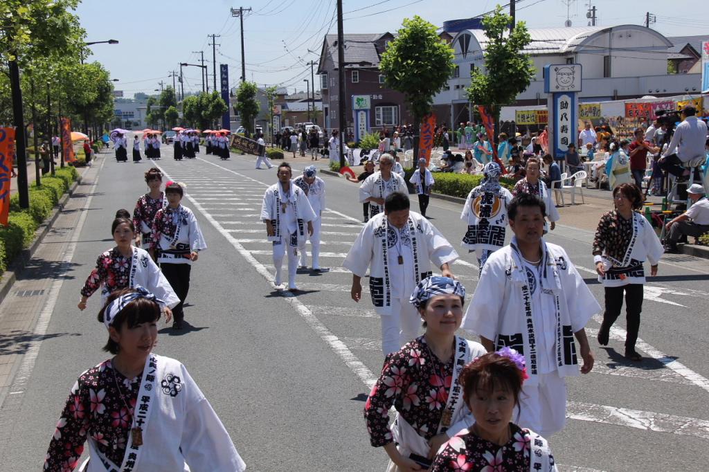 奥州前沢よさこいFesta11中編（奥州前沢よさこいフェスタ2015) 2015/07/12