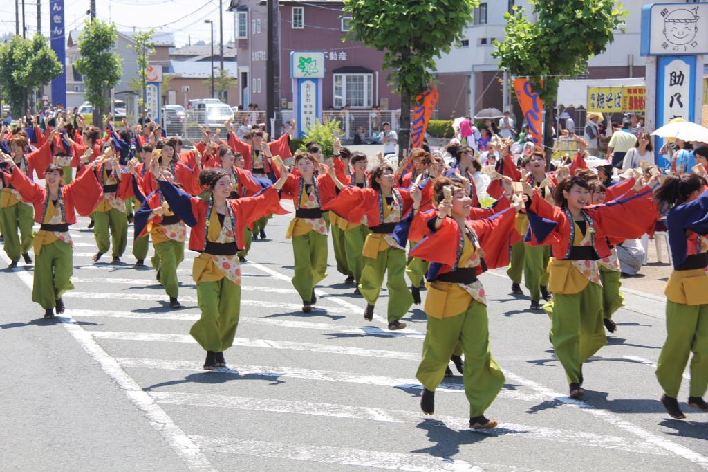奥州前沢よさこいFesta11中編（奥州前沢よさこいフェスタ2015) 2015/07/12