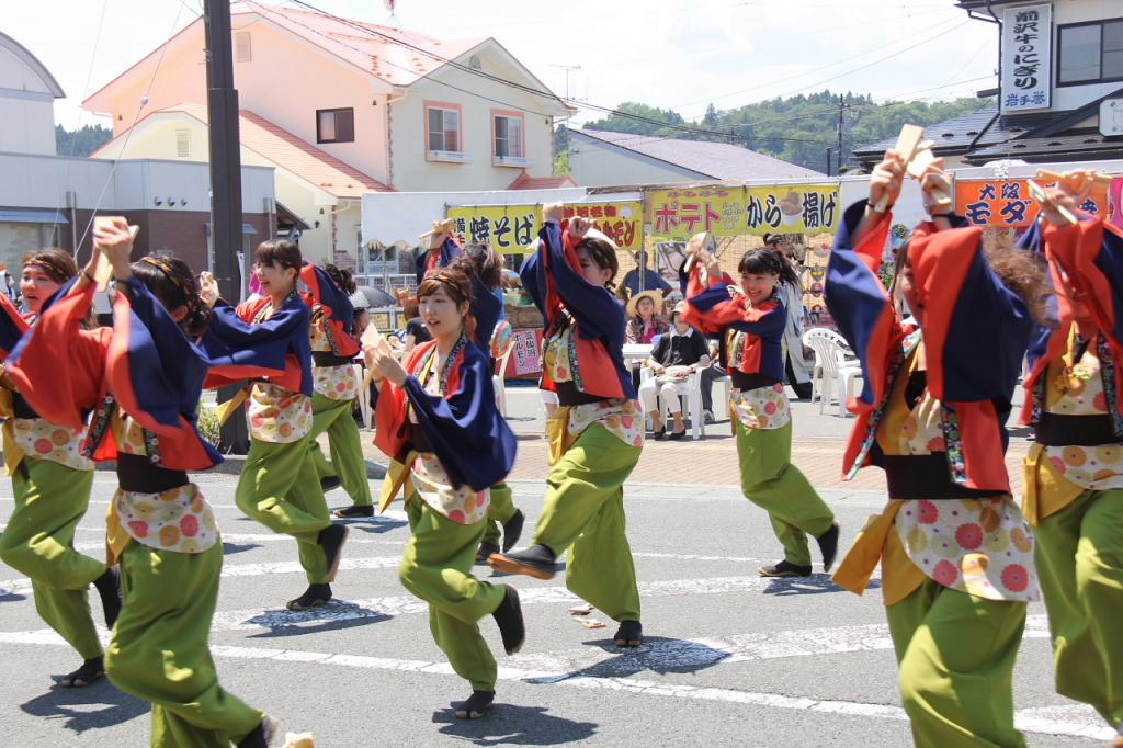 奥州前沢よさこいFesta11中編（奥州前沢よさこいフェスタ2015) 2015/07/12