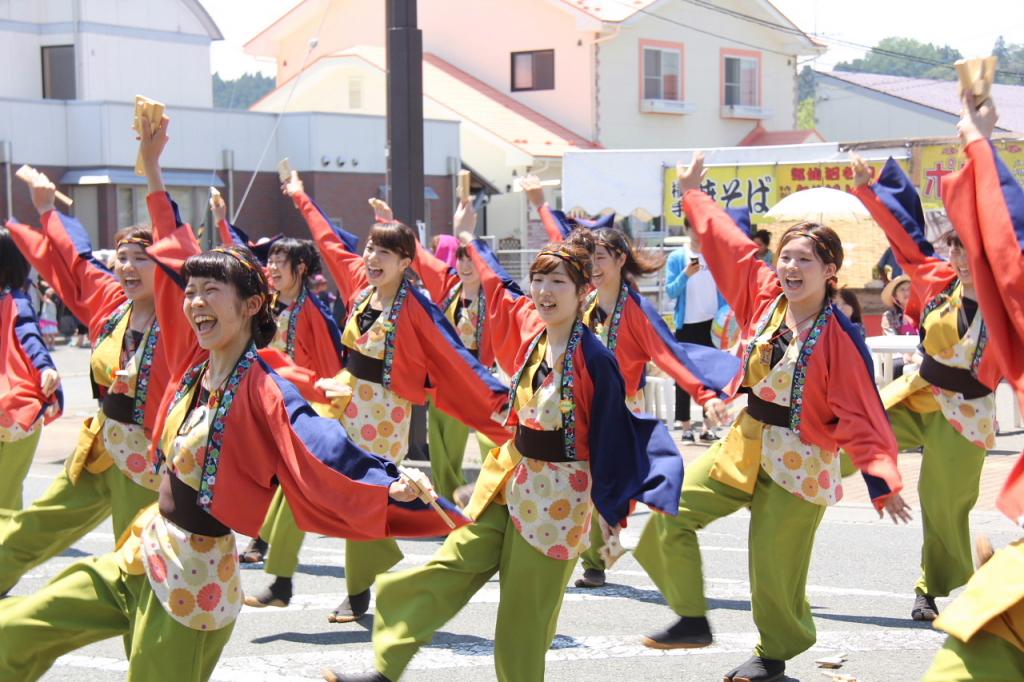 奥州前沢よさこいFesta11中編（奥州前沢よさこいフェスタ2015) 2015/07/12