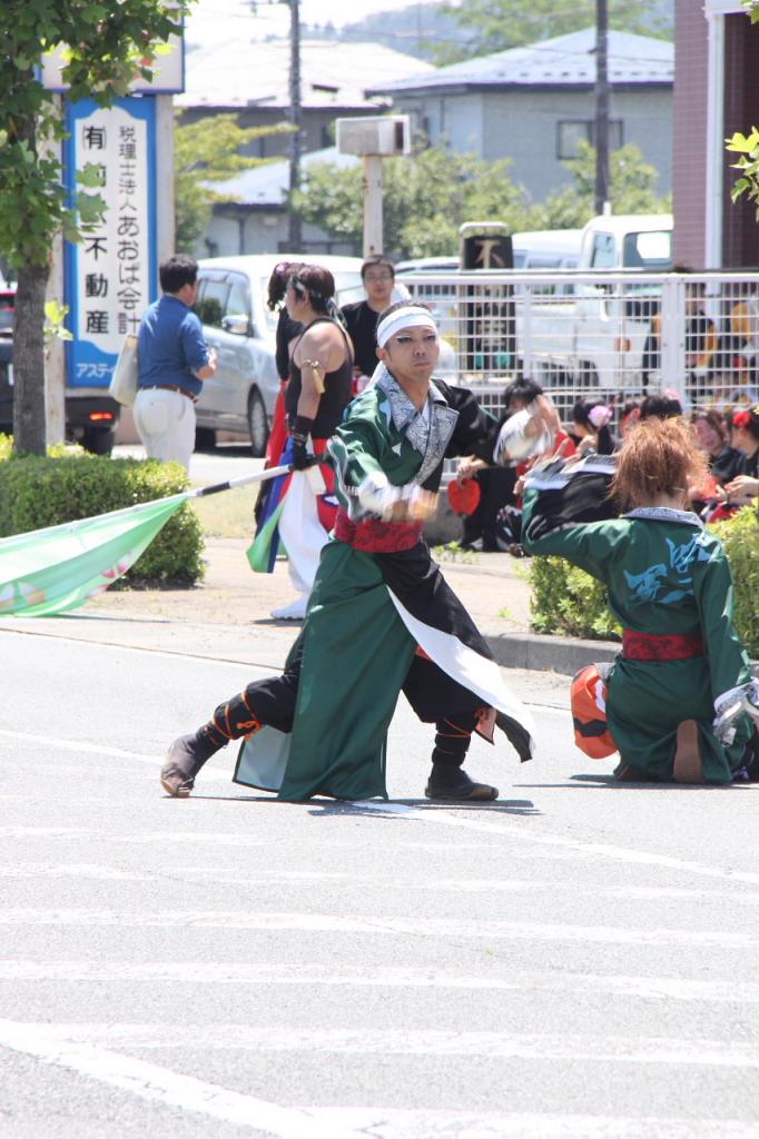 奥州前沢よさこいFesta11中編（奥州前沢よさこいフェスタ2015) 2015/07/12