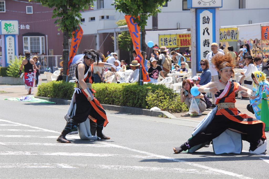 奥州前沢よさこいFesta11中編（奥州前沢よさこいフェスタ2015) 2015/07/12