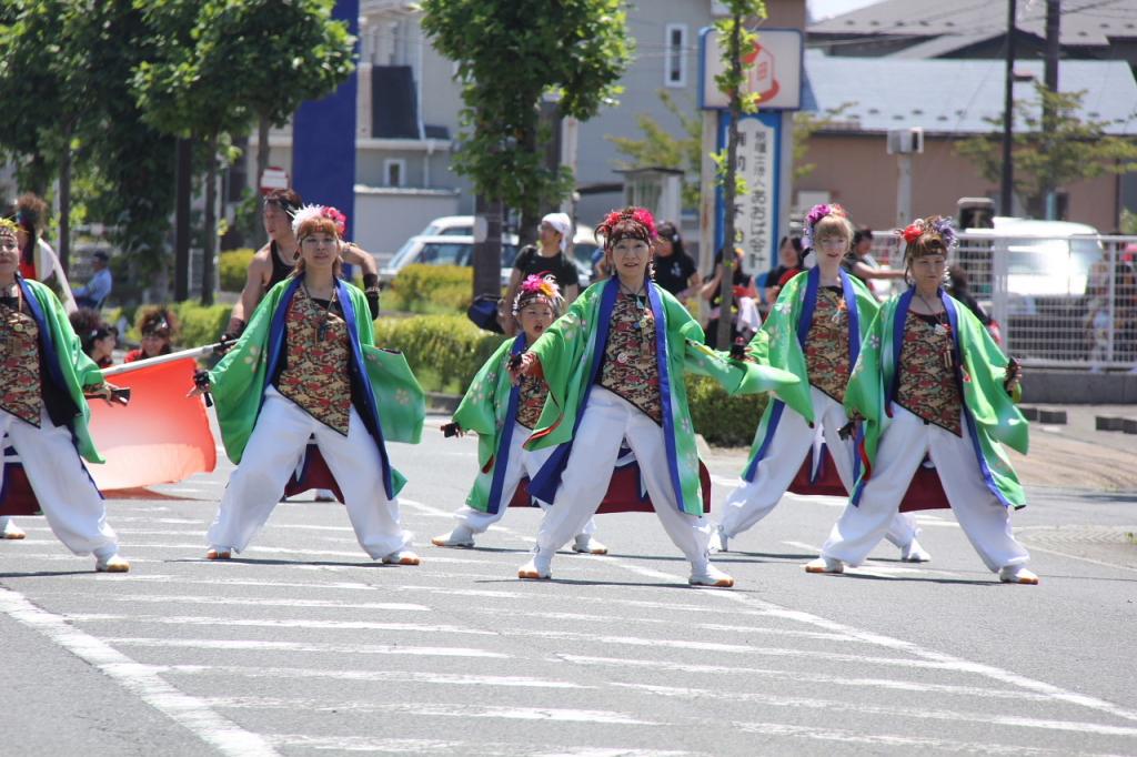 奥州前沢よさこいFesta11中編（奥州前沢よさこいフェスタ2015) 2015/07/12