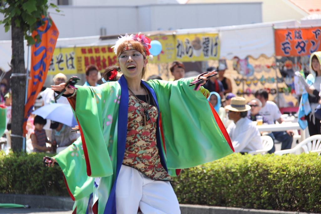 奥州前沢よさこいFesta11中編（奥州前沢よさこいフェスタ2015) 2015/07/12