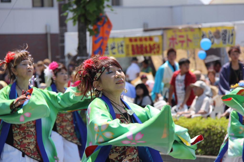 奥州前沢よさこいFesta11中編（奥州前沢よさこいフェスタ2015) 2015/07/12