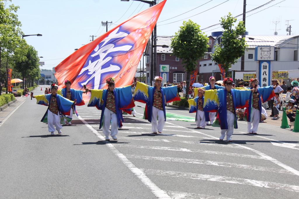 奥州前沢よさこいFesta11中編（奥州前沢よさこいフェスタ2015) 2015/07/12