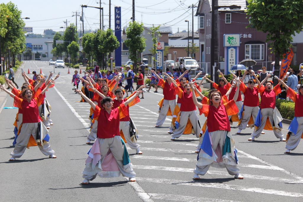 奥州前沢よさこいFesta11中編（奥州前沢よさこいフェスタ2015) 2015/07/12