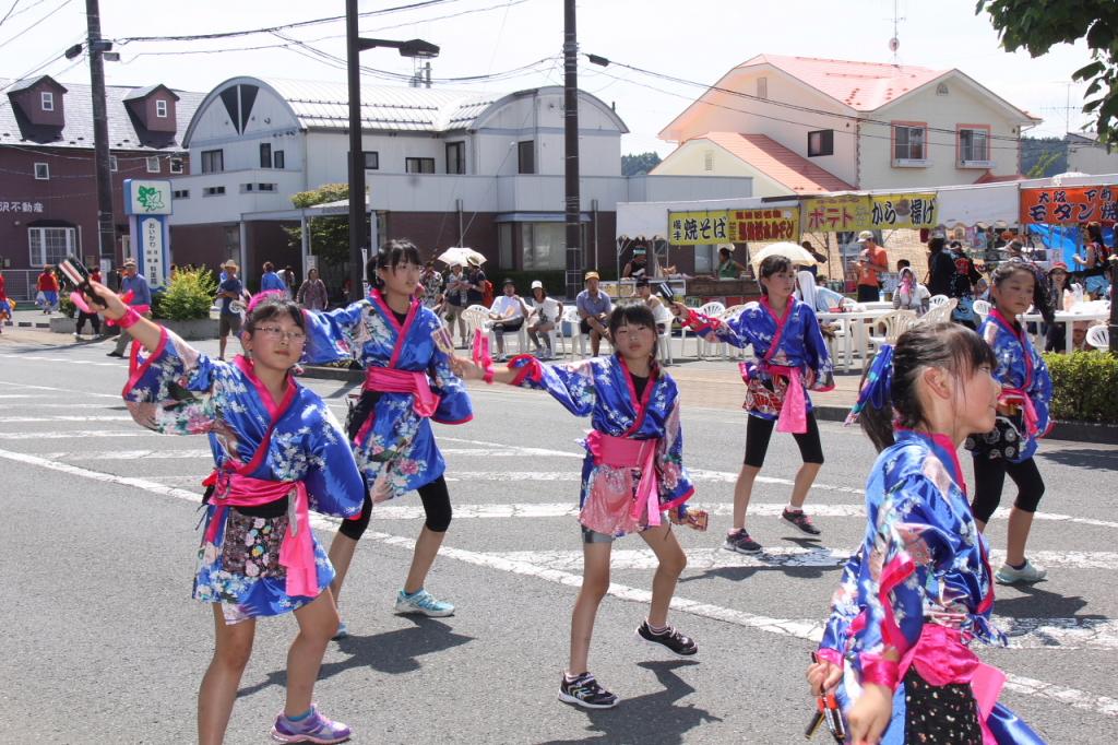 奥州前沢よさこいFesta11中編（奥州前沢よさこいフェスタ2015) 2015/07/12