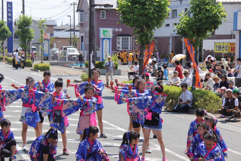 奥州前沢よさこいFesta11中編（奥州前沢よさこいフェスタ2015) 2015/07/12