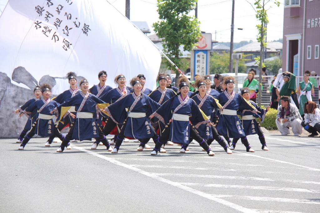 奥州前沢よさこいFesta11中編（奥州前沢よさこいフェスタ2015) 2015/07/12