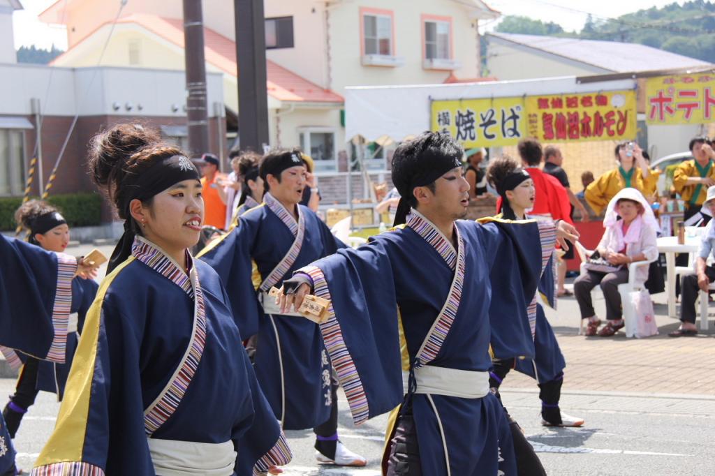 奥州前沢よさこいFesta11中編（奥州前沢よさこいフェスタ2015) 2015/07/12