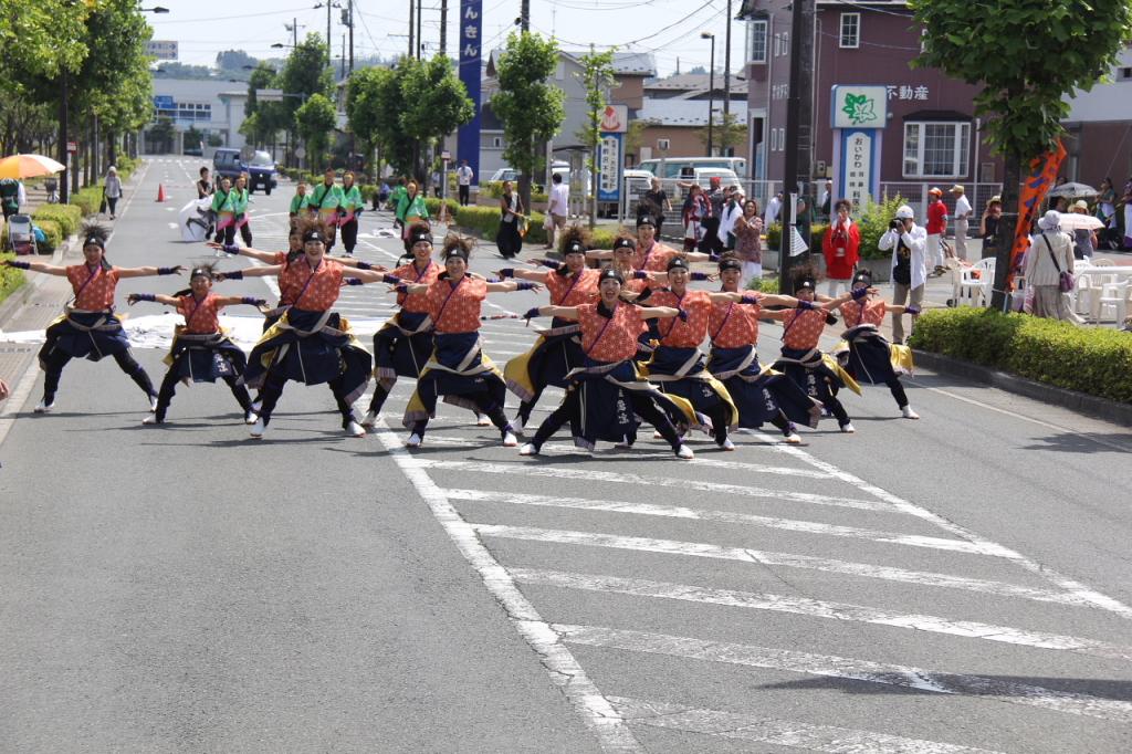 奥州前沢よさこいFesta11中編（奥州前沢よさこいフェスタ2015) 2015/07/12