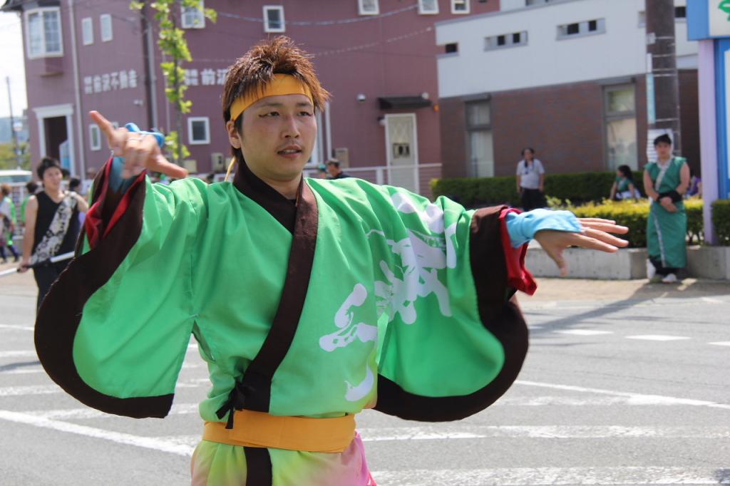 奥州前沢よさこいFesta11中編（奥州前沢よさこいフェスタ2015) 2015/07/12