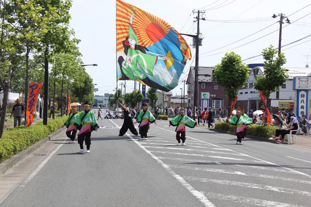 奥州前沢よさこいFesta11中編（奥州前沢よさこいフェスタ2015) 2015/07/12
