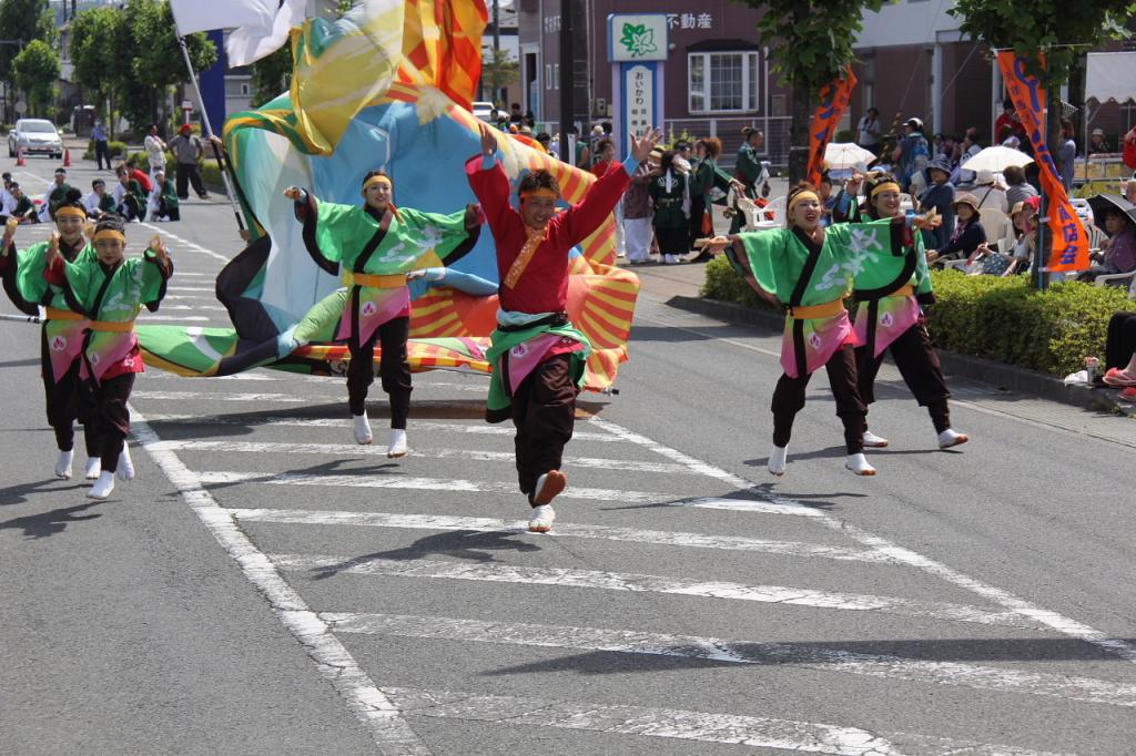 奥州前沢よさこいFesta11中編（奥州前沢よさこいフェスタ2015) 2015/07/12