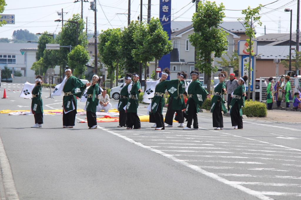 奥州前沢よさこいFesta11中編（奥州前沢よさこいフェスタ2015) 2015/07/12
