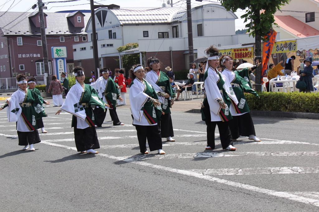 奥州前沢よさこいFesta11中編（奥州前沢よさこいフェスタ2015) 2015/07/12