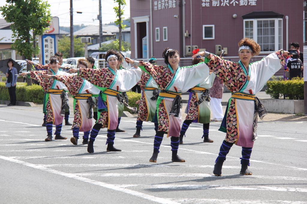 奥州前沢よさこいFesta11中編（奥州前沢よさこいフェスタ2015) 2015/07/12