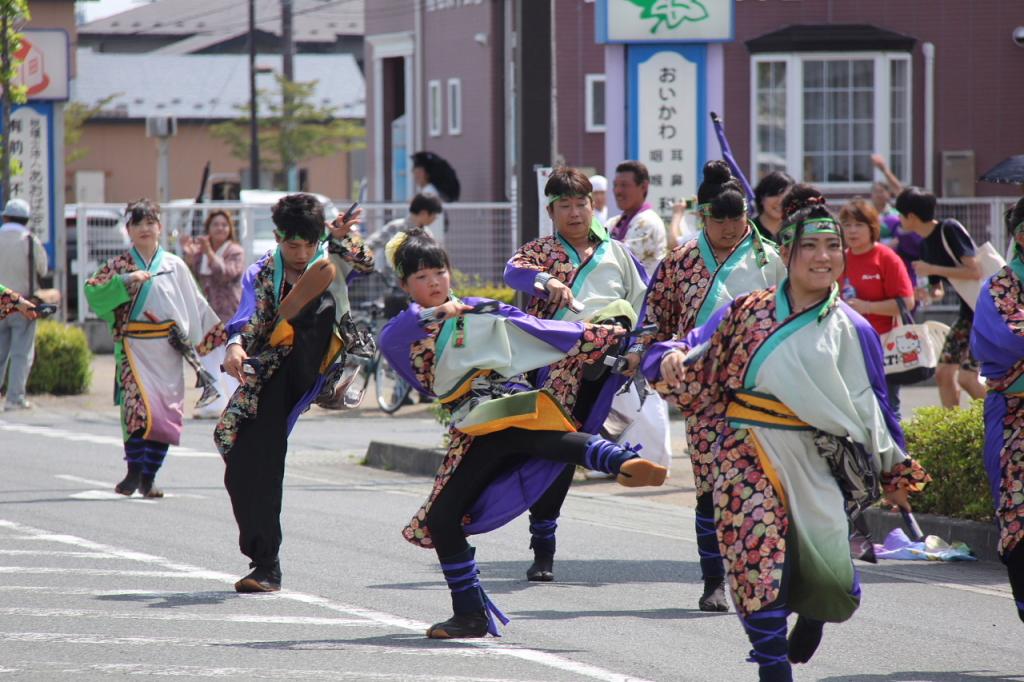 奥州前沢よさこいFesta11中編（奥州前沢よさこいフェスタ2015) 2015/07/12