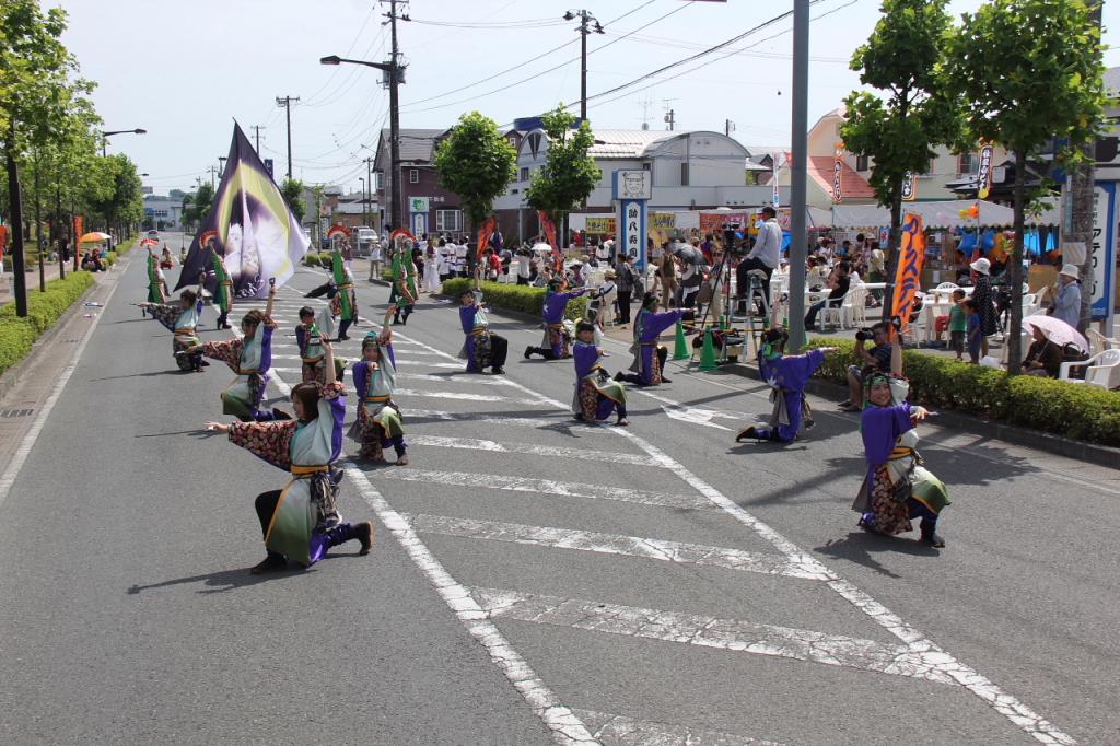 奥州前沢よさこいFesta11中編（奥州前沢よさこいフェスタ2015) 2015/07/12