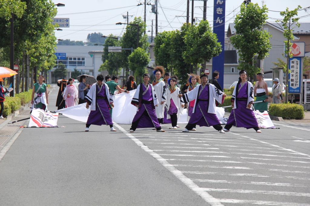 奥州前沢よさこいFesta11中編（奥州前沢よさこいフェスタ2015) 2015/07/12
