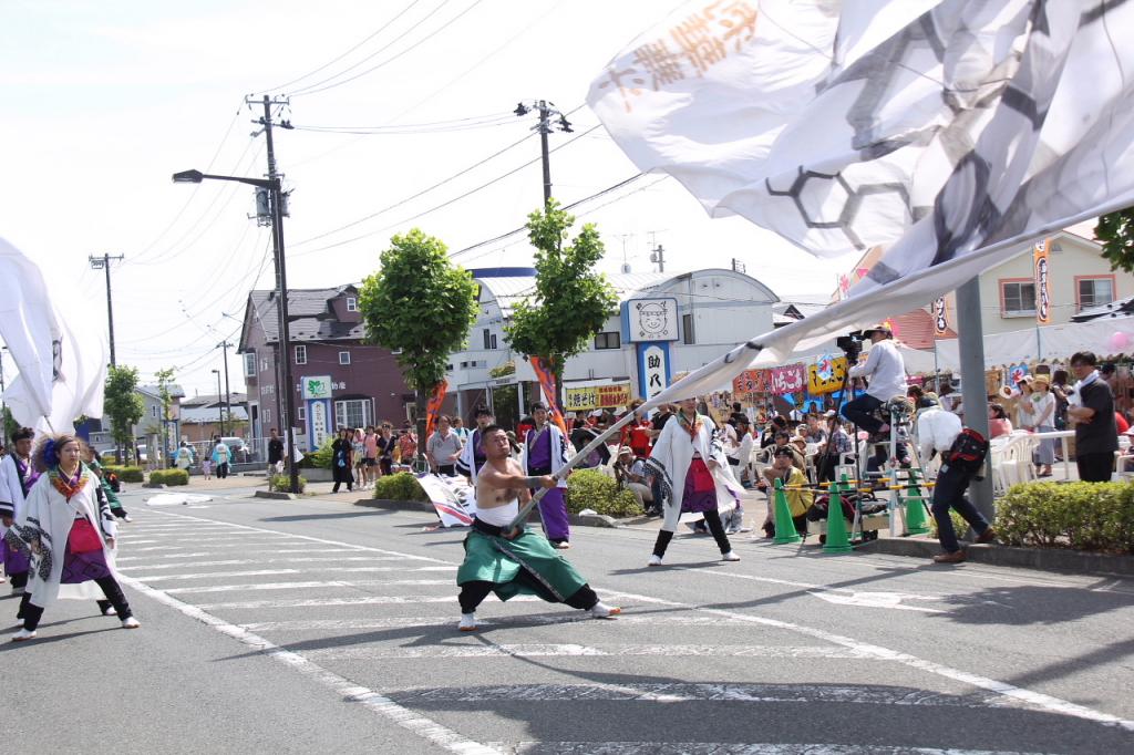 奥州前沢よさこいFesta11中編（奥州前沢よさこいフェスタ2015) 2015/07/12